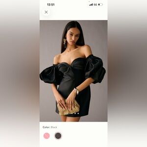 Black Anthro Mini Dress